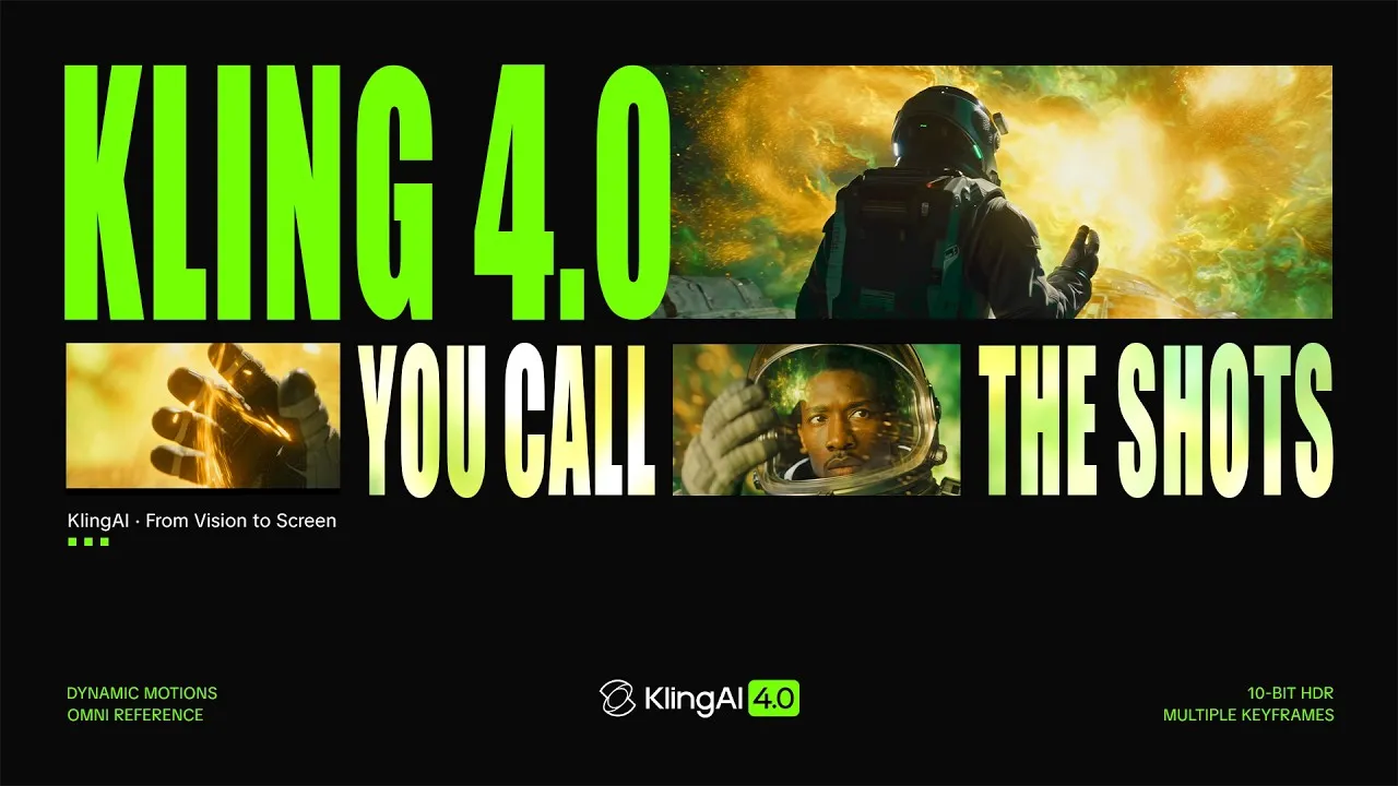 Fotograma del vídeo «Meet KLING 4.0 | You Call the Shots»